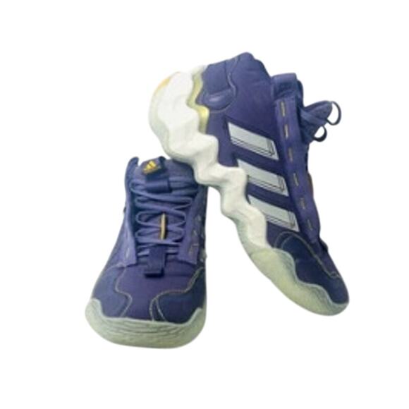 Adidas purple Exhibit B Candace Parker Mid Basketball Shoes GZ2377 Women's 7.5 - Picture 2 of 5